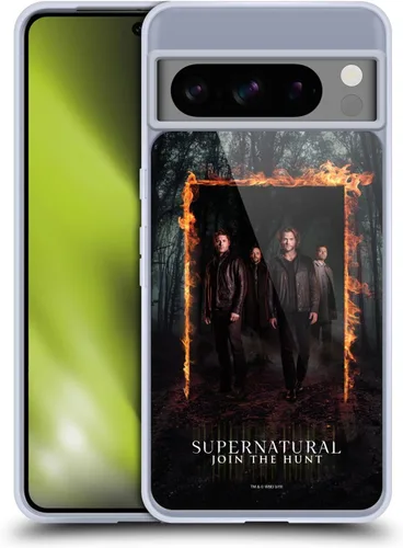 Miniatura 95 de Head Case Designs Supernatural Sam, Dean & Castiel Key Art - Funda de gel con licencia oficial [protección de grado militar] compatible con Google