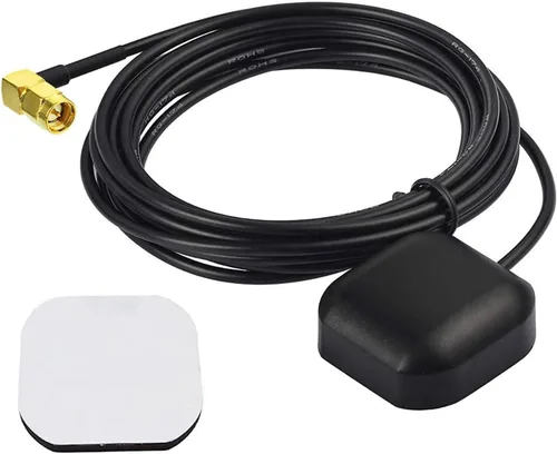 Miniatura 2 de Bingfu Antena GPS para coche, SMA, impermeable, antena de navegación GPS activa para radio estéreo de coche, unidad principal, sistema de navegación