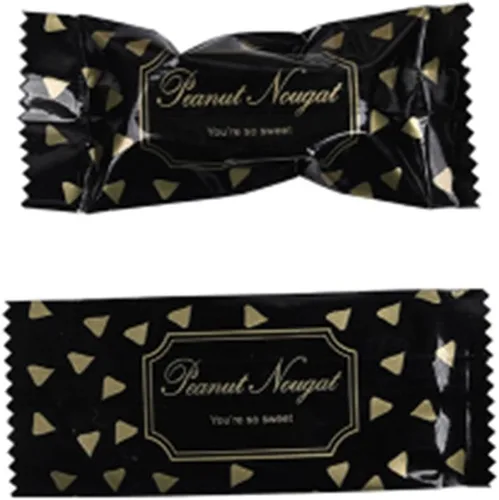 Miniatura 2 de Surtido de 5 diseños de envoltura de caramelo de turrón 1000 unidades de 3.5 x 1.6 pulgadas (A)
