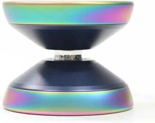 Miniatura 3 de Socius - Yoyó - Bi-Metal - Shion Araya Signature YoYo (arcoíris azul medianoche con borde plateado)