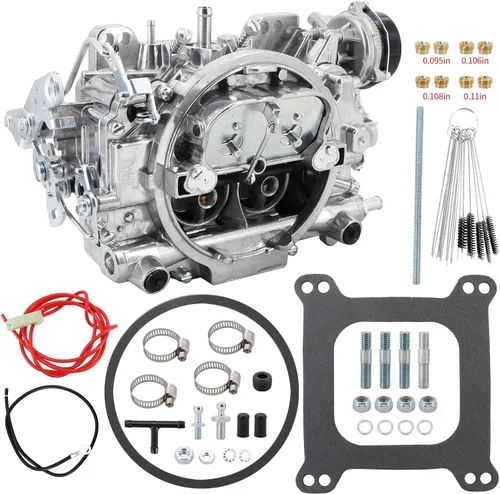 Miniatura 9 de Repuesto de carburador 1403 para válvula de aire de orificio cuadrado de 4 barriles 500CFM, estrangulador eléctrico secundario compatible con Ch.evy