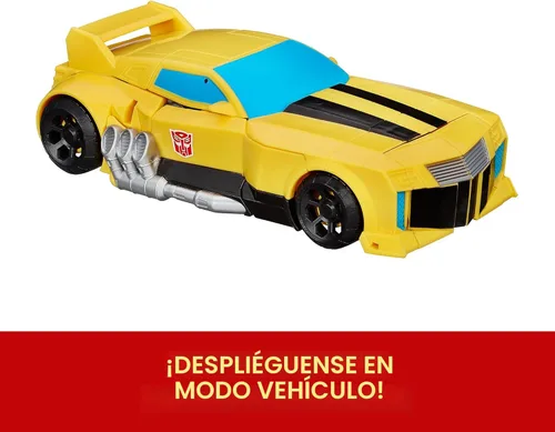 Miniatura 3 de Transformers juguetes figura de acción heroica de Bumblebee - Figura atemporal de gran escala, se transforma en coche de juguete amarillo, 11