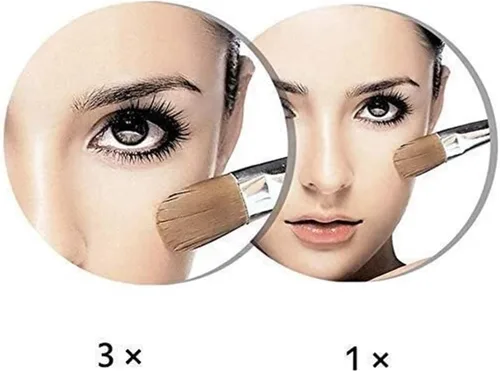 Miniatura 5 de Makeup Mirror LED Makeup Mirror Double-Sided Wall Mounted Bathroom Mirror Vanity Makeup and Shaving Mirror 8 inch 3X Magnification