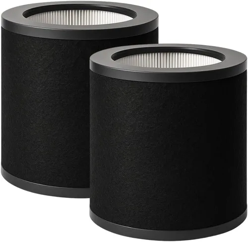 Nispira TT-AP008 AP008 Filtro de repuesto para purificador de aire TaoTronics & Gukify AP008 2 en 1 con carbón activado HEPA que elimina el olor a