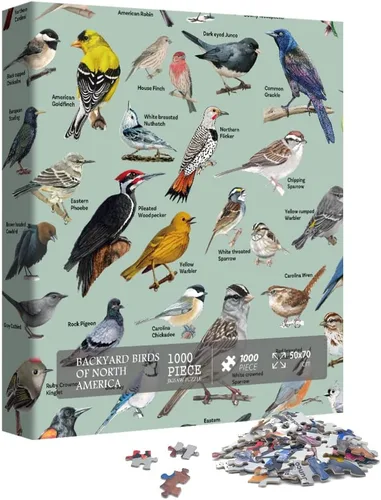 Miniatura 16 de Rompecabezas de águila calva para adultos, 1000 piezas, paisaje de fantasía, animal, pájaro, naturaleza, bosque, planta, escénico, imposible