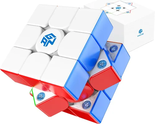Miniatura 13 de CuberShop GAN 356 M 3x3 Cubo magnético de velocidad lite, Gans 3X3 cubo magnético sin calcomanías, rendimiento suave y rápido de 3 por 3 lite