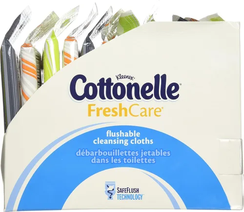 Miniatura 2 de Cottonelle Fresh Care Toallitas Biodegradables, Paquete de Viaje, 12 Paquetes de Viaje de 10 Paños Cada Uno (120 Unidades)