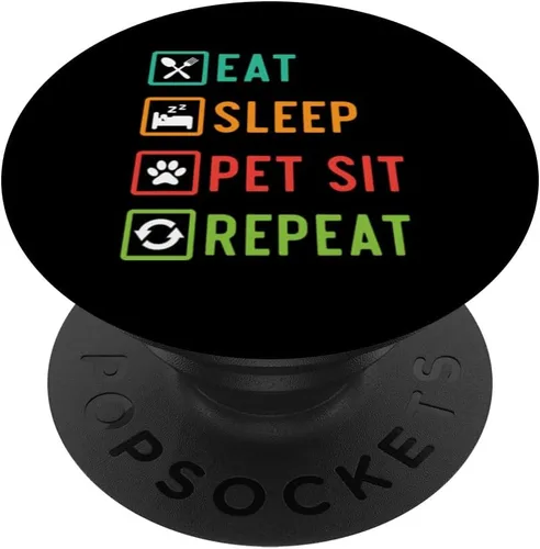 Cuidado de mascotas Amante de Mascotas Paseando Perros Cuidador de Mascotas PopSockets Estándar PopGrip