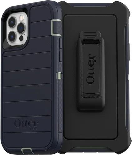 Miniatura 4 de OtterBox Funda para iPhone 12 y iPhone 12 Pro Defender Series - Poción de bayas (vino de frambuesa/Boysenberry), resistente y duradera