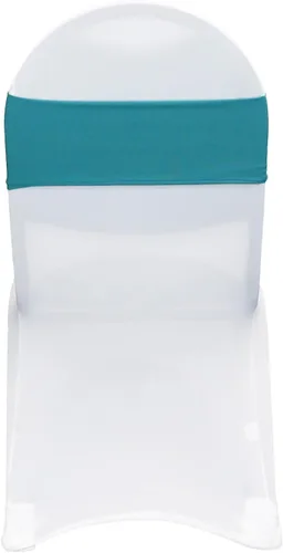 Miniatura 45 de YOUR CHAIR COVERS - Bandas elásticas de elastano para sillas, color negro (paquete de 10), bandas elásticas universales para banquetes, fiestas