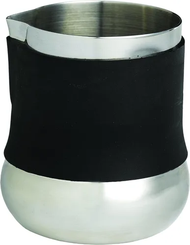 Rattleware Jarra de campana con boquilla sin asa de 25 onzas para el hogar, cafetería, restaurante, hotel, oficina o uso comercial, jarra vaporosa y