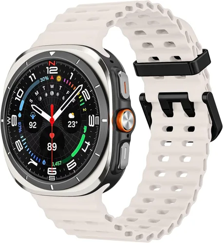 Miniatura 9 de MoKo Correa deportiva compatible con Samsung Galaxy Watch Ultra Band de 1.850 in (2024) para mujeres y hombres, correa de reloj impermeable