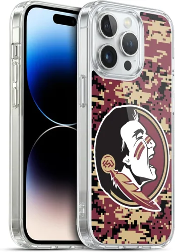 Miniatura 160 de Head Case Designs Funda de gel suave FSU Seminoles de la Universidad Estatal de Florida con licencia oficial compatible con Apple iPhone 13 Pro Max