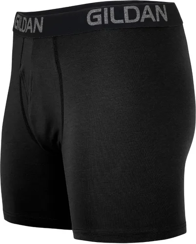 Miniatura 4 de Gildan - Calzoncillos tipo bóxer elásticos de algodón para hombre, paquete múltiple
