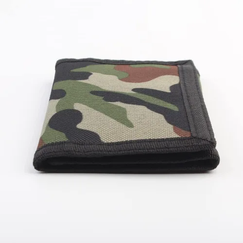 Miniatura 3 de NITORT Carteras deportivas de lona al aire libre para niños, bonita cartera con cremallera para niños, bolsillo frontal con adhesivo mágico
