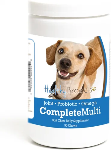 Miniatura 260 de Healthy Breeds Pug todo en uno multivitamínico suave masticable 60