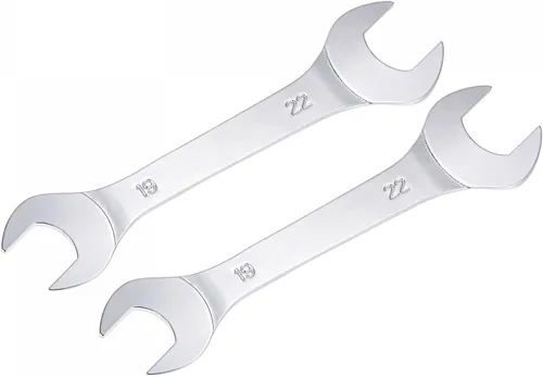 Miniatura 11 de uxcell Llave fina de extremo abierto, 0.315 in x 0.394 in, espejo métrico, acero de alto carbono, para mantenimiento doméstico y reparaciones