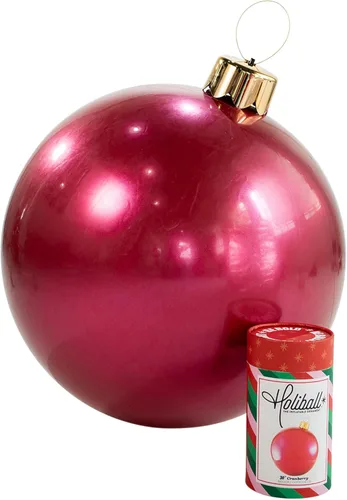 Miniatura 17 de Ornamento Navideño Inflable Holiball – Decoración Definitiva para Interior/Exterior – Reutilizable y Fácil de Almacenar – para Bodas, Fiestas, Plata