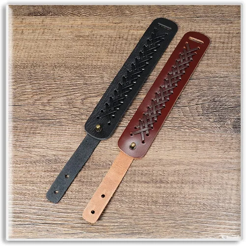 Miniatura 6 de Xusamss Pulsera de cuero trenzado vintage punk rock