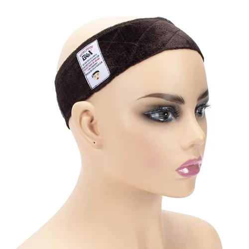 Miniatura 9 de Peluca GEX con banda para la cabeza ajustable para mayor comodidad, Negro