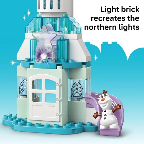 Miniatura 5 de LEGO DUPLO Disney 10455 - Fiesta del castillo de Frozen de Anna y Elsa, juguete para niñas y niños mayores de 2 años, bloques de construcción