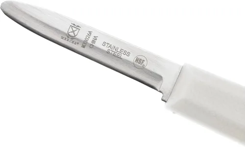 Miniatura 4 de Mercer Culinary Cuchillo para almejas con mango de polietileno, 3-1/4, blanco