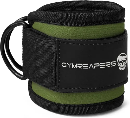 Miniatura 7 de Gymreapers - Correas de tobillo para Kickbacks en máquinas de cable, entrenamientos de glúteos, ejercicios de la parte inferior del cuerpo - Correas