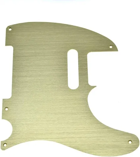 Miniatura 10 de KAISH Metal aluminio anodizado American Vintage 5 agujero Tele estilo Pickguard TL Pick Guard Scratch Plate para USA/México Telecaster Negro