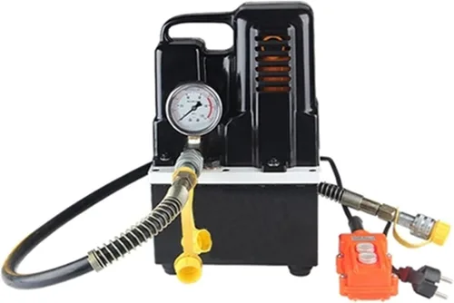 Bomba hidráulica ATO Bomba hidráulica eléctrica de 1.2KW Válvula manual de 220 V de efecto único 10000 PSI Unidad de potencia hidráulica eléctrica