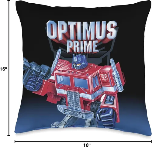 Miniatura 4 de Transformers Optimus Prime Hero - Almohada de 16 x 16 pulgadas, multicolor