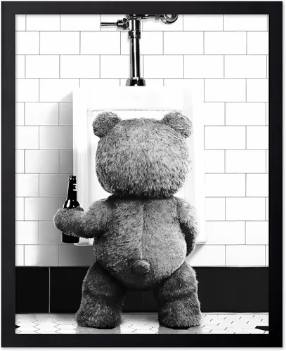 Miniatura 14 de Poster Master Póster de Chimpancé - Impresión de Mono Leyendo Periódico - Arte de Pared de Mono - Regalo para Hombres, Mujeres y Amantes