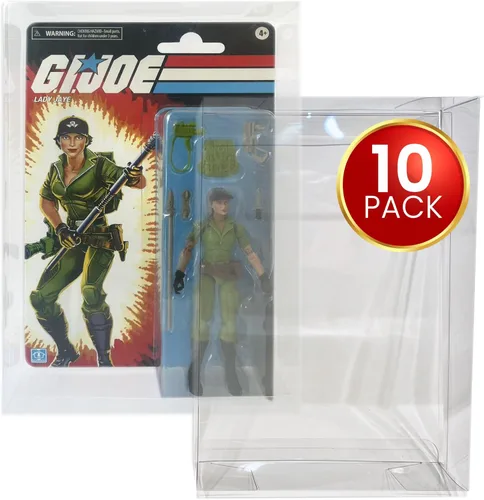 Miniatura 11 de EVORETRO Protector de figura de acción – Paquete de 10 – Compatible con figuras de 6 pulgadas de la serie negra de Star Wars, funda de plástico PET