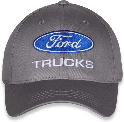 Miniatura 2 de Gorra de béisbol de sarga de algodón con licencia oficial de Ford Trucks, color gris claroNimbus Cloud con cierre ajustable, Gris