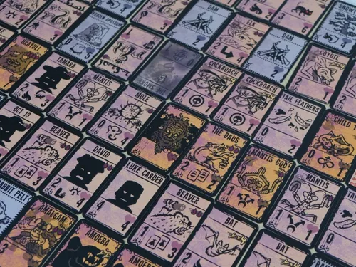 Miniatura 2 de Juego de cartas de inscryption con 230 cartas laminadas