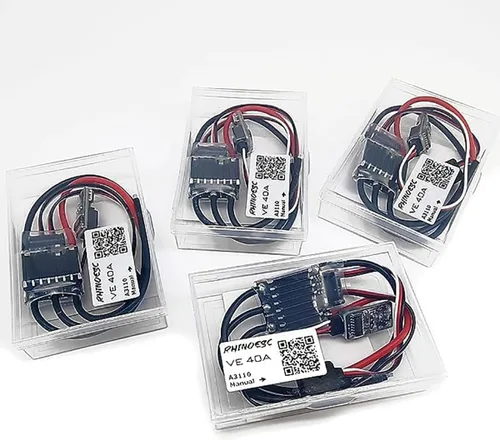 Miniatura 7 de Crawler ESC sin escobillas AM32 VE40A BEC 5.2 ~ 8.2V para 1/10 1/12 escala Crawler Car Traxxas Axial MOA Ventru RC Crawler Pro Shafty Comp