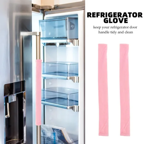 Miniatura 8 de Fundas antideslizantes para manijas de refrigerador de 2 a .35 x 4.72 x 0.19 pulgadas, protectores de manijas de puerta para electrodomésticos