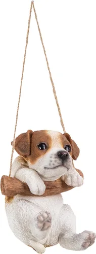 Miniatura 3 de Hi-Line Gift Ltd - Figura colgante para mascotas Jack Russell Terrier, 5 pulgadas de altura, estatua para interiores y exteriores