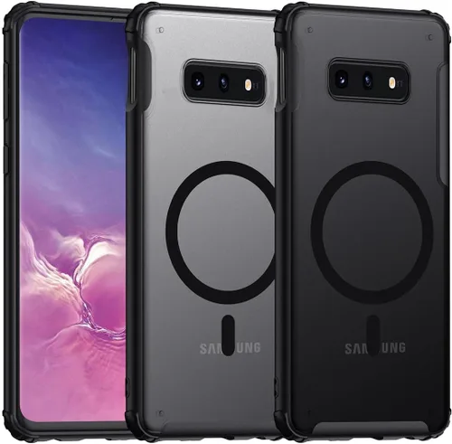 Miniatura 23 de TIANNIUKE Funda Magnética para Samsung Galaxy S21 5G, Mate Translúcida Anti-Huellas Dactilares, Compatible con MagSafe, Ajuste Delgado a Prueba