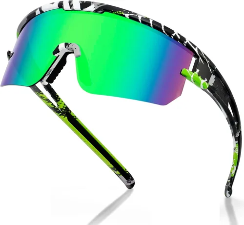 Miniatura 4 de AVV Gafas de sol de béisbol polarizadas UV400 para hombres, mujeres y jóvenes, gafas de sol para correr, deportes, pesca y bicicleta