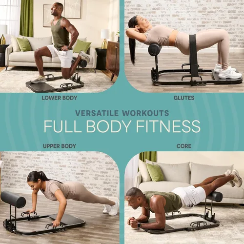 Miniatura 5 de Lifepro Hip Thrust Machine – Adjustable Glutes Workout Equipment for Home – GluteBlast Foldable Booty Builder, Sissy Squat Machine, Thrust Glute