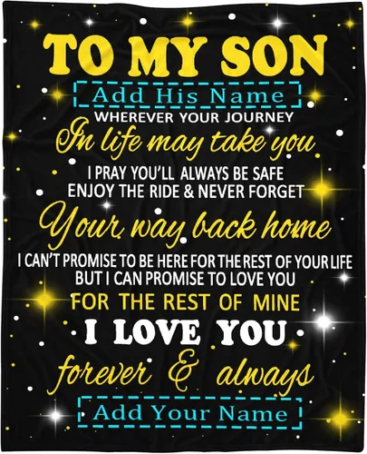 Miniatura 15 de Manta personalizada para mi hija de mamá y papá 40x50 pulgadas, manta ligera de franela, regalo con nombre personalizado, manta súper suave y cómoda
