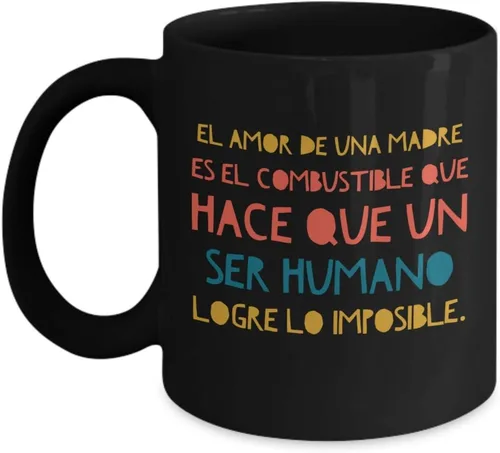 Miniatura 5 de Taza de Café Regalo para Mama Vaso, taza de café divertidas, tazas personalizadas, taza de café inspiradoras, taza con mensajes positivos. Blanco