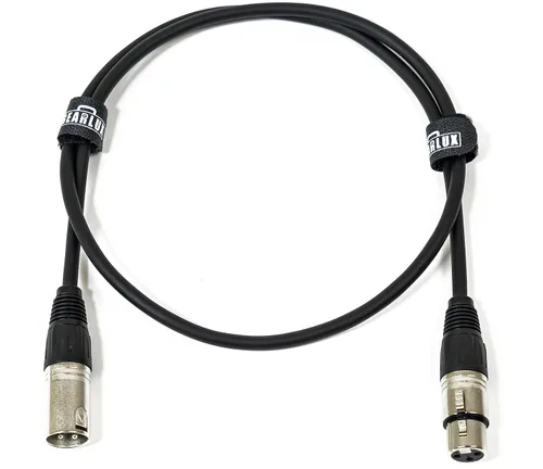 Miniatura 4 de Gearlux Cable DMX, 3 pines, macho a hembra, 3.2 pies - paquete de 10