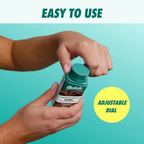 Miniatura 10 de Batiste Champú seco en polvo, absorbente de aceite, sin aerosol, se mezcla sin problemas para cabello oscuro, actualización instantánea del cabello