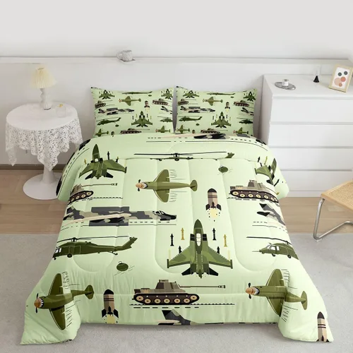 Miniatura 8 de Juego de edredón de camión de construcción para niños, tamaño individual, juego de ropa de cama de automóviles de dibujos animados para niños