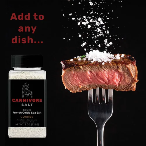Miniatura 3 de Carnivore Salt Sal gris celta francesa natural, sal mineral cosechada a mano, sin procesar, más de 80 minerales traza, sal para dieta carnívora - 8