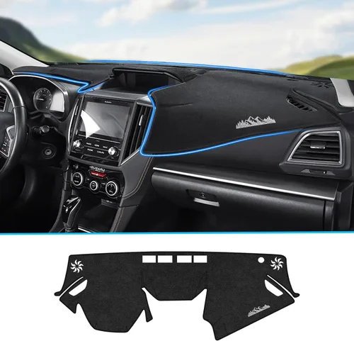 Miniatura 12 de MASHA - Funda para salpicadero para Tesla Model Y Juniper 2025-2026, almohadilla de salpicadero de franela compatible con el nuevo salpicadero