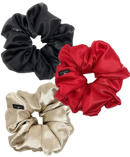 Miniatura 34 de XL Satin Scrunchie for Thick Hair – Oversized Hair Scrunchy for Ponytail Bun or Sleeping – Frizz Free Satin Hair Tie for Women and Girls