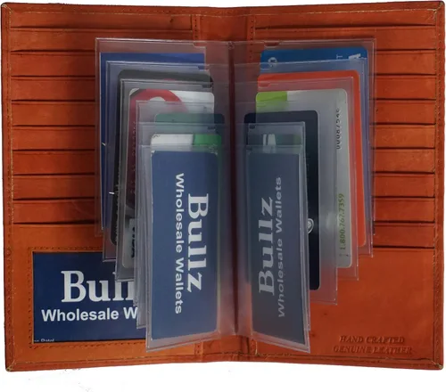 Miniatura 5 de Juego de 2 carteras largas de vinilo de plástico resistente para billetera larga para mujer, 12 páginas, Gris