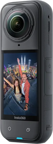 Miniatura 4 de Insta360 X5 - Cámara de acción impermeable 8K de 360°, luz baja, efecto selfie stick invisible, lente resistente y reemplazable, batería de 3 horas